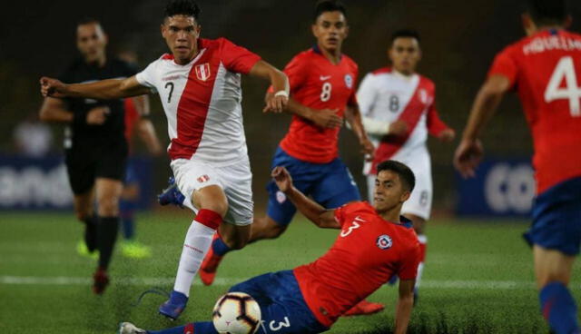 Peru cayó 3-2 ante Chile en el 'Clásico del Pacífico' por el Sudamericano Sub 17