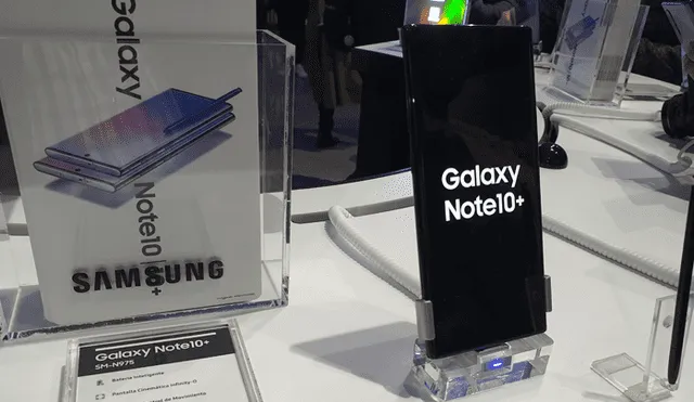 El Samsung Galaxy Note 10+ posee una pantalla de 6.8 pulgadas con resolución QuadHD+. Foto: Juan José López.