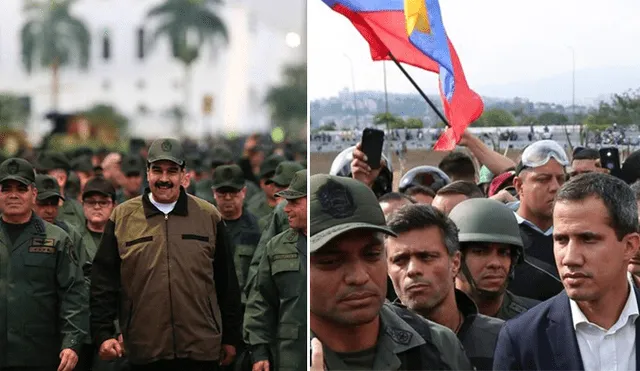Juan Guaidó desafía a Maduro con marchas hacia cuarteles militares