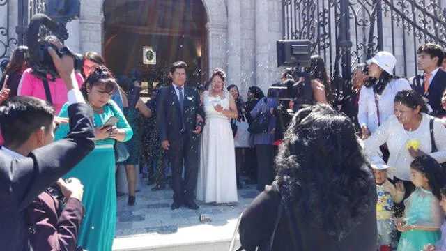 Más de 170 parejas se casaron en matrimonio comunitario en Arequipa [VIDEO] 