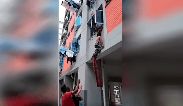 YouTube Viral: Hombre intenta salvar a mujer de caer de edificio, pero final es trágico