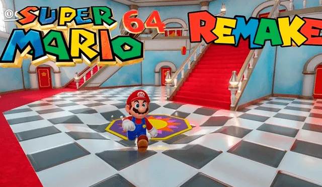 YouTube: remake de Super Mario 64 en PC [VIDEO]