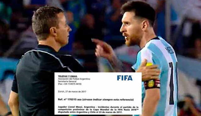 FIFA abrió expediente a Lionel Messi y peligra su presencia en Argentina