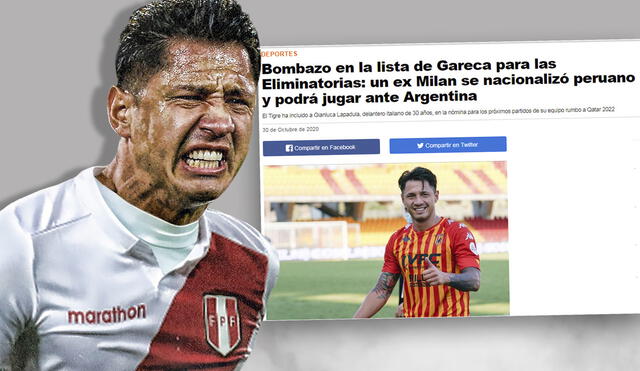 Gianluca Lapadula fue convocado por Ricardo Gareca para la fecha 3 y 4 de las eliminatorias. Foto: GLR