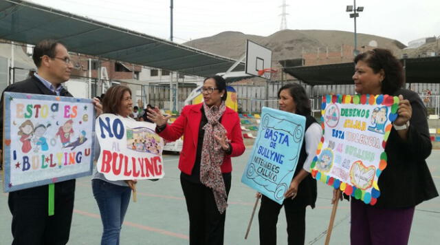 En Los Olivos doce colegios desarrollan proyecto para prevenir el bullying