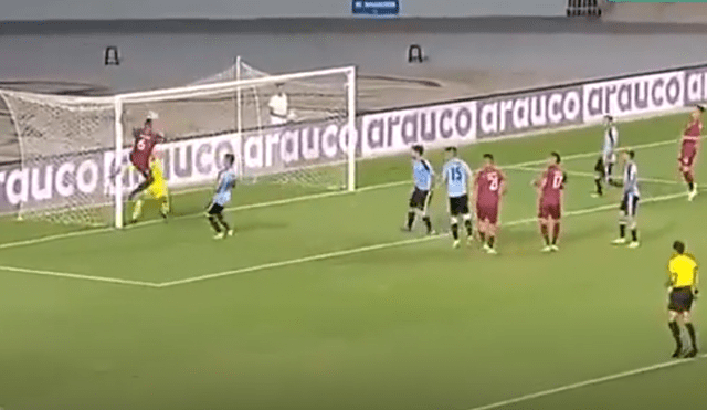 Venezuela vs Uruguay Sub 20: Christian Makoun empujó el balón y puso el 1-0 [VIDEO]