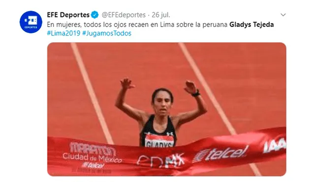 Juegos Panamericanos 2019: así informó la prensa internacional sobre Gladys Tejeda y su medalla de oro.