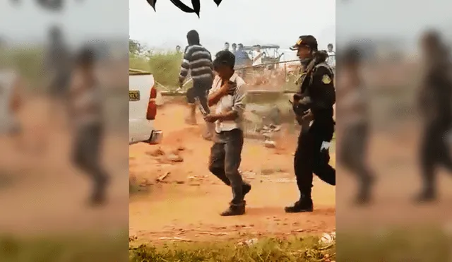 Batangrande: desalojo de más de 200 familias deja un herido de bala [VIDEO]