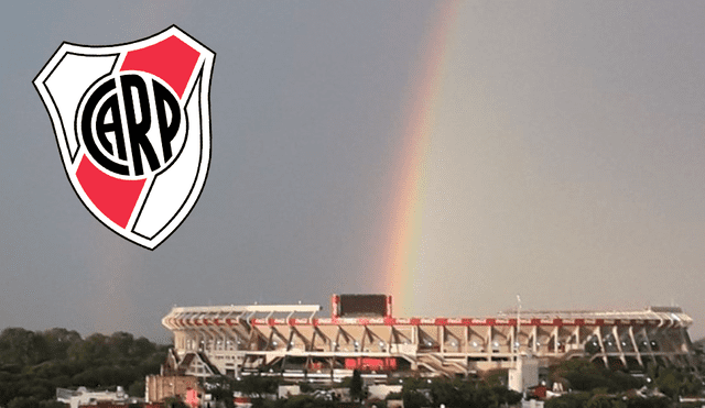 Un arcoíris brotó del Monumental de River Plate tras lograr la Libertadores [VIDEO]