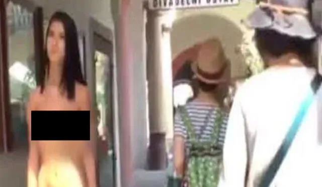 YouTube: modelo caminó desnuda por las calles de Praga y reacción de los ciudadanos la sorprendió [VIDEO]