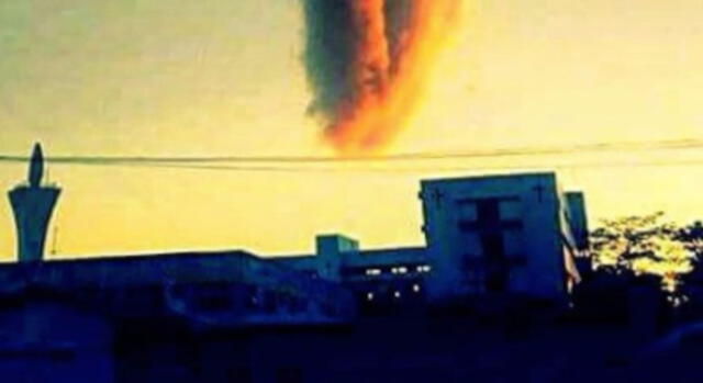 Instagram: asombro por extraña nube que apareció en ciudad de Brasil