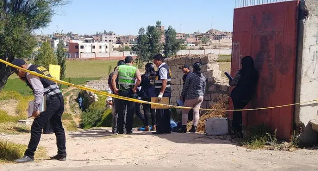 Presumen que hombre encontrado muerto en Arequipa fue víctima de peperas [FOTOS]