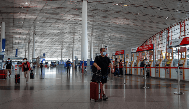 Aeropuerto Internacional de Pekín, en China. Foto: EFE