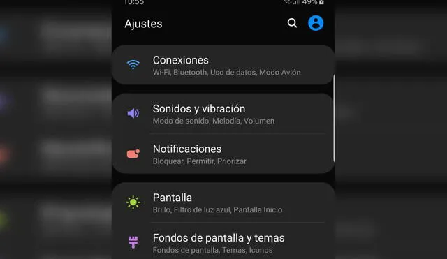 Las opciones pueden encontrarse en el apartado de conexiones en Android y iPhone. Foto: Muy Computer