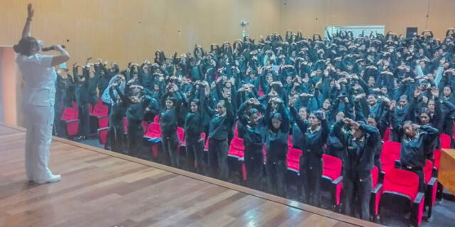 400 alumnas de la PNP reciben charlas para evitar el virus Guillain Barré