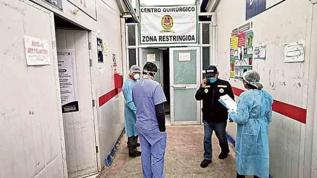 nOSOCOMIO. Infraestructura fue instalada para cubrir servicios de salud mientras dure la construcción del Hospital A. Lorena.