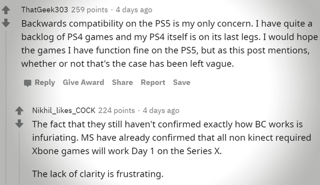 Usuarios critican a Sony por la poca claridad de este tipo de sistemas entre los juegos de PS4 y PS5.
