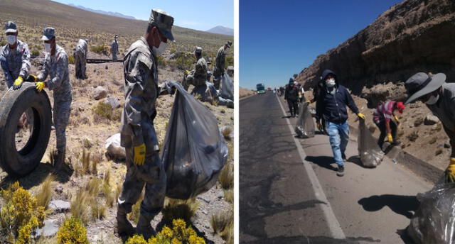 Recogen 20 toneladas de basura en Reserva Nacional Salinas y Aguada Blanca