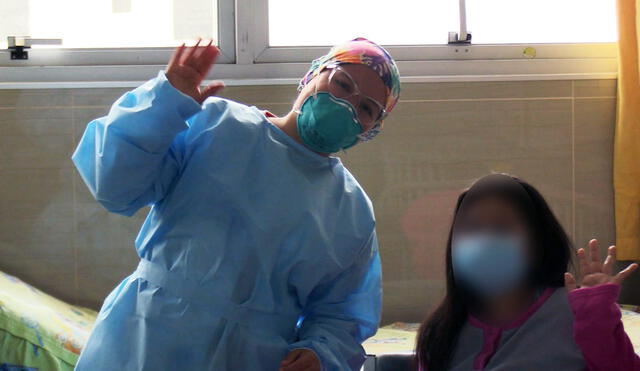 La joven fue operada de emergencia durante la pandemia. / Créditos: Cortesía INSN