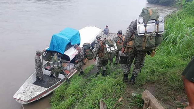 Soldados resguardan ríos de Amazonas