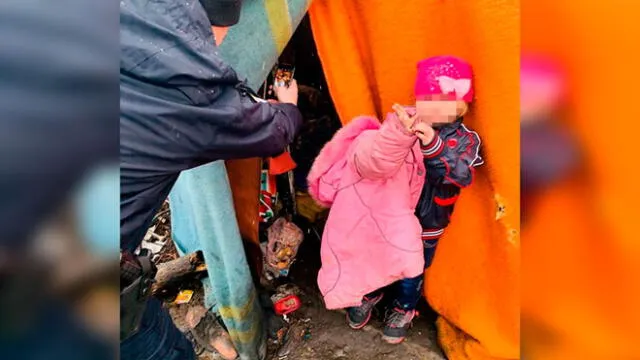 Padre abandona a su hija en un basurero luego de haberla sacado de un orfanato