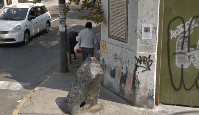 Google Maps: descubre que calles de Barrios Altos tiene “Piedra del Diablo” que aterra a vecinos [FOTOS]