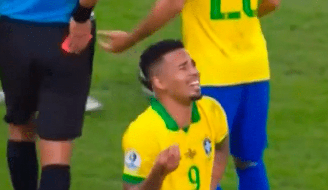 Perú vs. Brasil: Gabriel Jesús expulsado