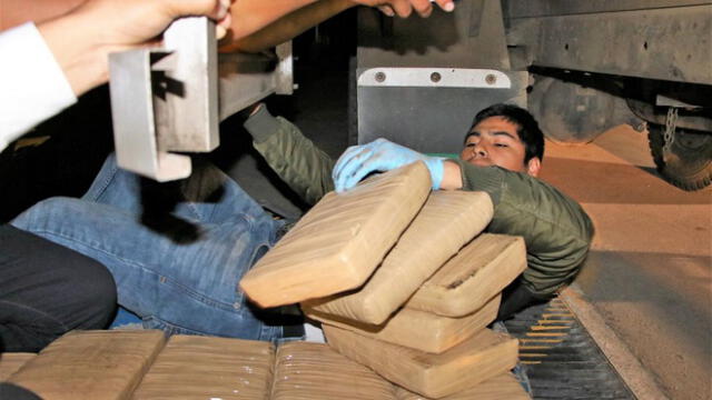 Callao: incautan más de 250 kilos de marihuana ‘creepy’ camuflada en un camión