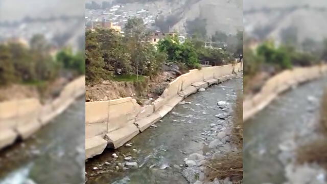 Pobladores reclaman reconstrucción de muro de contención [VIDEO]