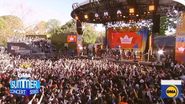 BTS paraliza el Central Park con espectacular show en Good Morning America