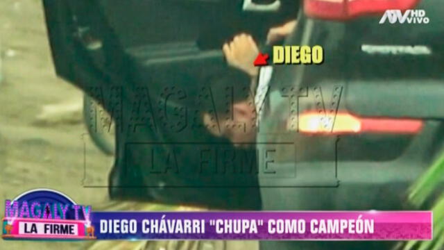 Diego Chávarri es captado en presunto estado de ebriedad  Foto: captura