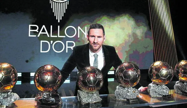 Lionel Messi ganó por cuatro años consecutivos el Balón de Oro. Foto: EFE
