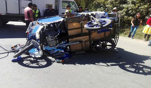 Huaraz: accidente de tránsito deja 3 muertos y un bebé herido
