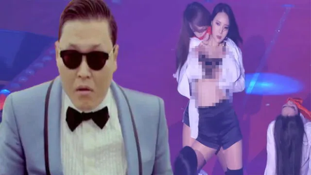 PSY acusado por sexualizar presentaciones de sus bailarinas