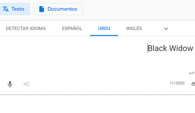 Google Translate: escriben 'Black Widow' en el traductor y aparece devastadora frase [FOTOS]