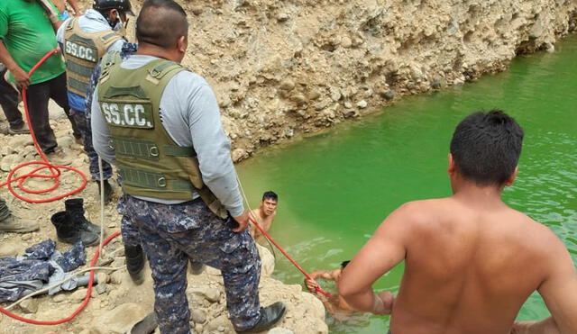 Personal de serenazgo de Chao, fue el que rescató el cuerpo.