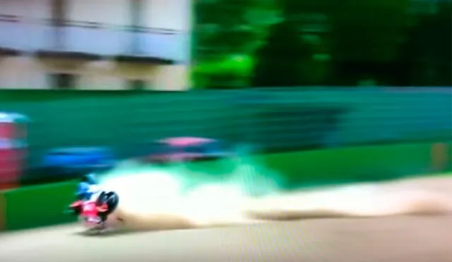 YouTube: motociclista sufrió impactante accidente en mundial de Superbikes
