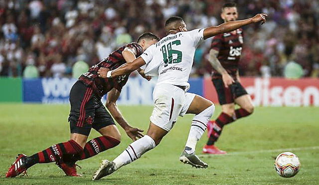 Estelar. Entró y fue desequilibrante ante el Flamengo.