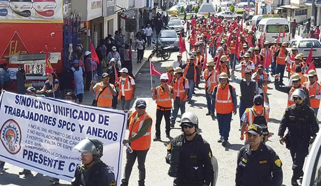 Southern exhorta a trabajadores en huelga a que vuelvan a sus puestos