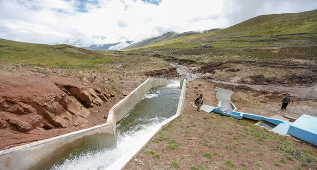 Invierten más de S/ 11 millones en construcción de sistema de riego en Apurímac