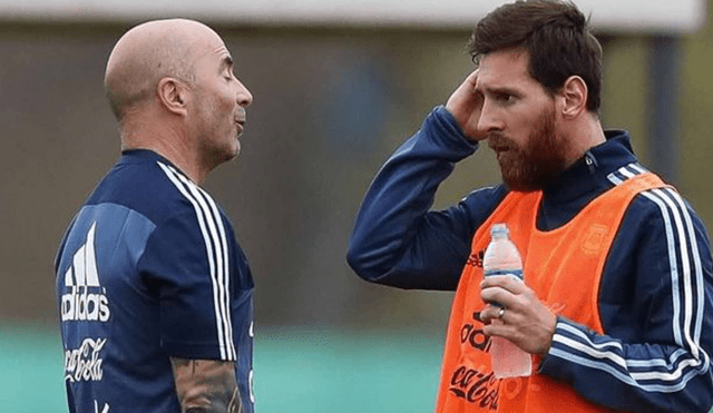 Revelan que Messi le llamó la atención a Jorge Sampaoli en Rusia 2018
