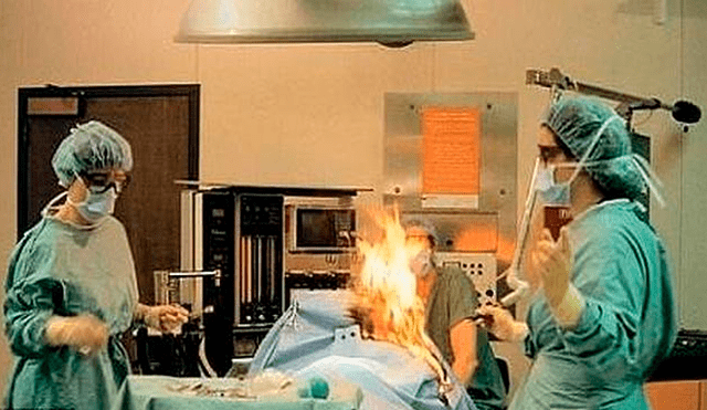 Médicos incendian accidentalmente a paciente con cáncer durante intervención quirúrgica 