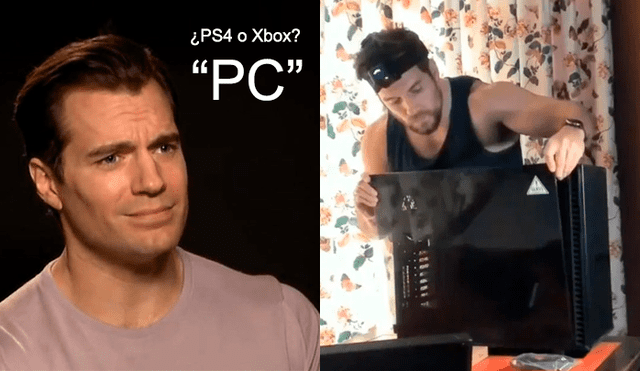 El actor de The Witcher no es el mayor fan de la PS4 ni de la Xbox, y mostró emocionado cómo armó su primera 'PC gamer' con sus propias manos. Imagen: NME/Instagram.