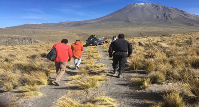 Arequipa: Policía rescata a cuatro personas perdidas en las cataratas de “Poccha” [FOTOS]