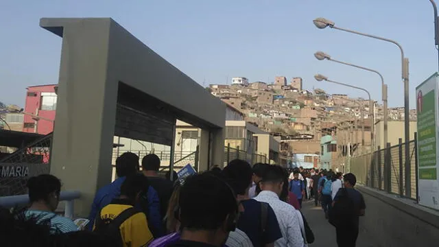 Metro de Lima: usuarios viven calvario para poder subir a trenes 