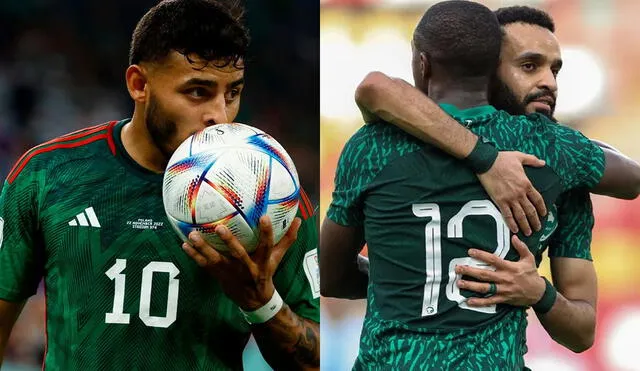 México vs. Arabia Saudita. Ambas escuadras están obligadas a ganar si quieren seguir en el mundial. Foto: FIFA