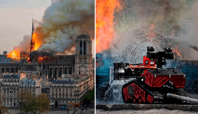Notre Dame: conoce al robot 'Colossus', pieza clave que ayudó apagar el incendio
