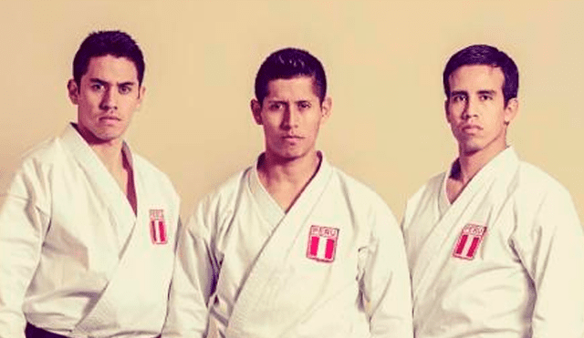 Carlos Lam, John Trebejo y Oliver Del Castillo obtuvieron la medalla de oro en karate modalidad kata en equipos de los Panamericanos Lima 2019.