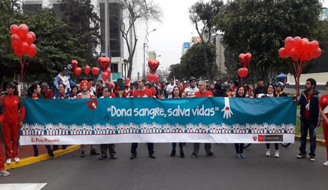 700 ciclistas promueven la donación de sangre en Perú