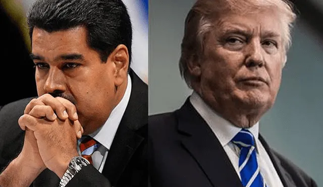 Donald Trump anunció que todos los activos en EE. UU. del régimen de Maduro fueron congelados. Foto: Composición